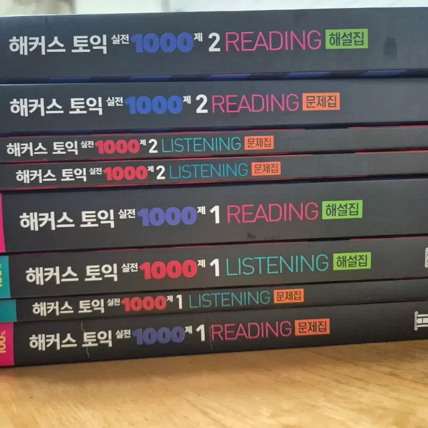 [BUNJANG] HACKERS TOEIC 1000 Q&A RC/LC Problem Books & Guides / 해커스 토익 1000제 1.2 rc lc 문제집 해설집