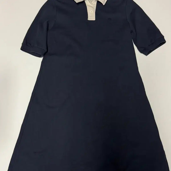 [BUNJANG] Beanpole Ladies 2023 Short-Sleeve Polo Dress Navy / 정품 여성 빈폴 레이디스 23년도 반팔 카라 원피스 L 네이비