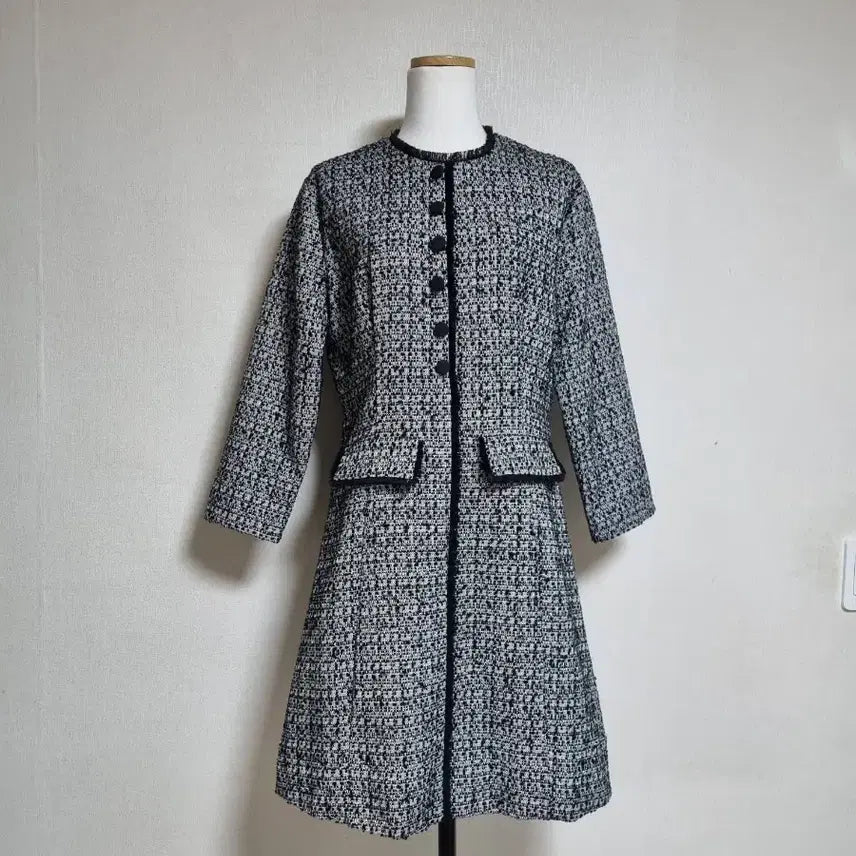 [BUNJANG] Chicline Tweed Suit Dress / OP140 시크라인 트위드정장원피스