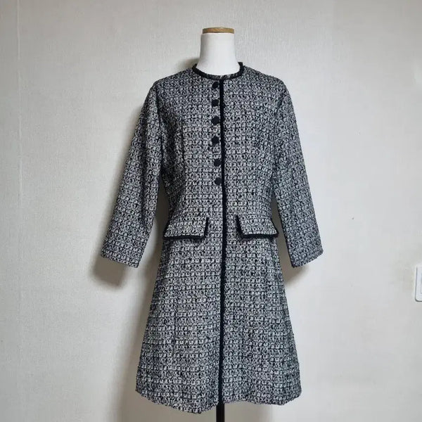 [BUNJANG] Chicline Tweed Suit Dress / OP140 시크라인 트위드정장원피스