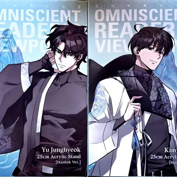 [BUNJANG] Omniscient Reader's Viewpoint 25cm Hanbok Ver. Acrylic Stand Set (Yoo Joonghyuk, Kim Dokja) - Sealed / 전지적 독자 시점 25cm 아크릴 스탠드 한복 ver 유중혁 김독자 set 미개봉