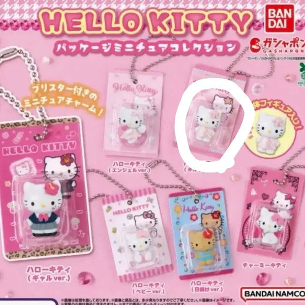 [BUNJANG] Hello Kitty Miniature Collection Angel Ver. Keychain / 헬로키티 미니어처 컬렉션 키링