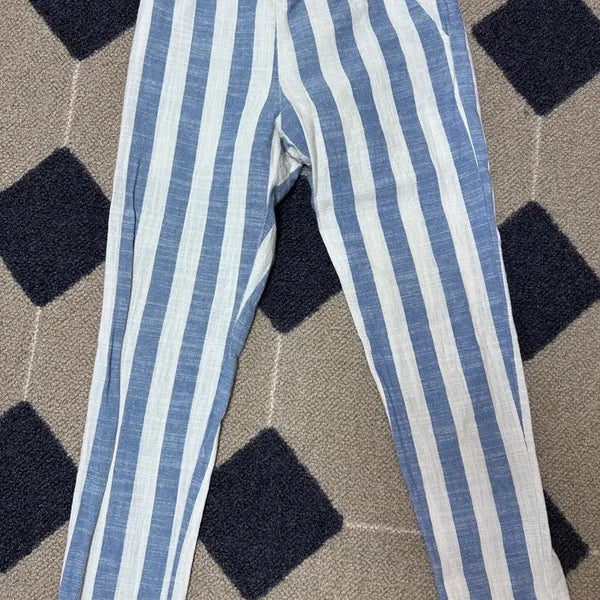 [BUNJANG] Linen Stripe Pants / 여름 린넨 스트라이프 팬츠