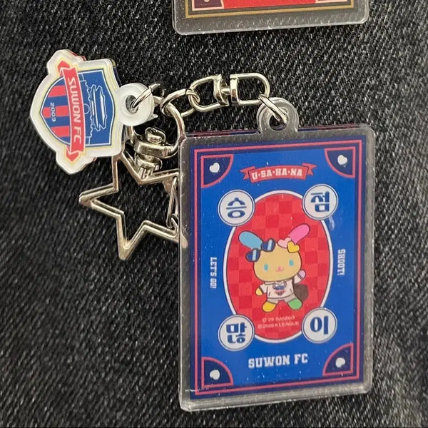 [BUNJANG] Suwon FC Sanrio Charm Keychain / K리그 수원fc 산리오 부적키링