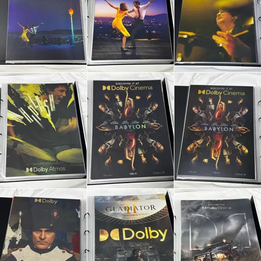 [BUNJANG] Dolby Cinema A3 Movie Posters - La La Land, Whiplash, Babylon, Napoleon, Gladiator, Twisters / [박스포장] 돌비 시네마 포스터 A3 영화 메가박스 라라랜드 위플래쉬 바빌론 나폴레옹 글래디에이터 트위스터스