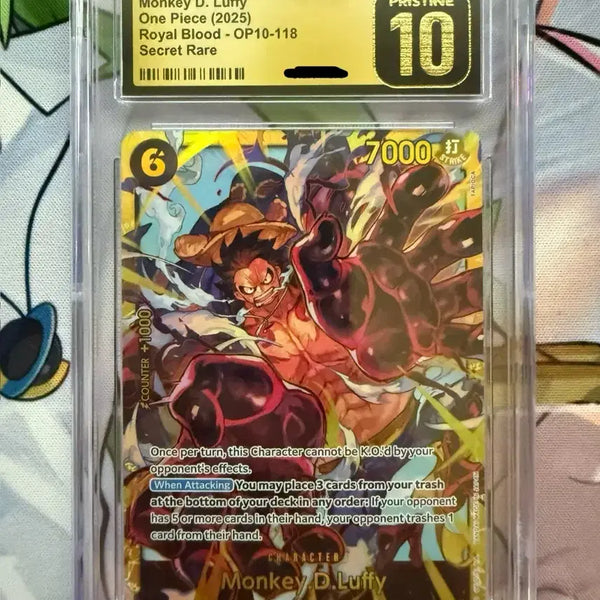 [BUNJANG] One Piece Card Luffy OP10-118 SEC CGC 10 Pristine English Version / 원피스카드 루피 op10-118 시크 CGC10 프리스틴 영판