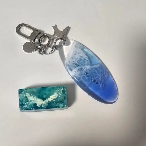 [BUNJANG] Kill The Silver Resin Sea Charm Keycap Bundle Set / 일괄) 킬더실버 레진 바다 키링 키캡