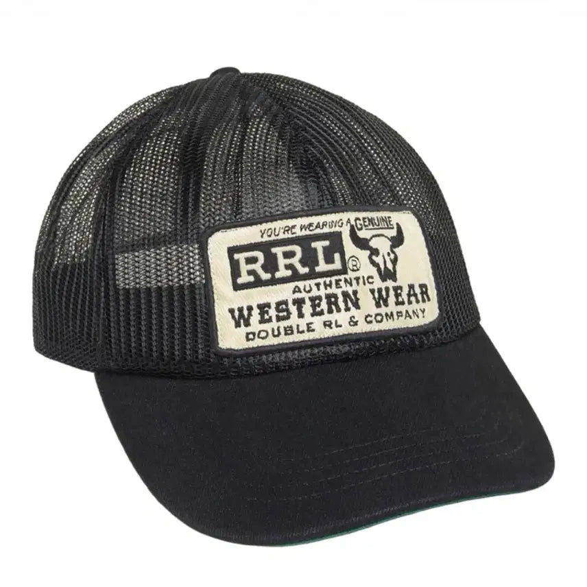 [BUNJANG] RRL Double RL Denim Bill Mesh Trucker Cap Hat / rrl 더블알엘 데님 빌 메쉬 트러커 캡 모자