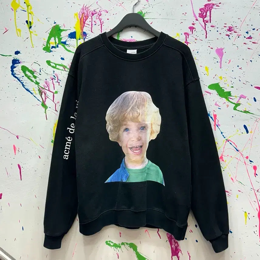 [BUNJANG] ACMEDRABI Baby Face Sweatshirt / 아크메드라비 베이비페이스 맨투맨
