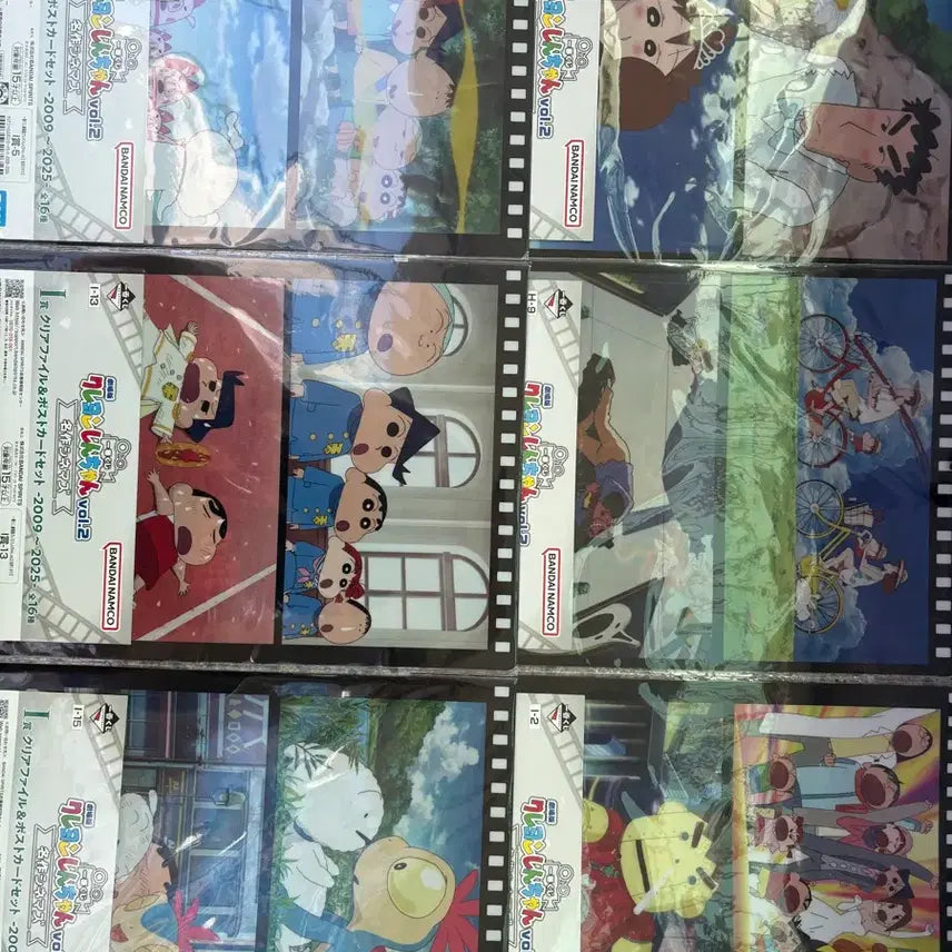 [BUNJANG] Crayon Shin-chan Clear File Set / 짱구 파일