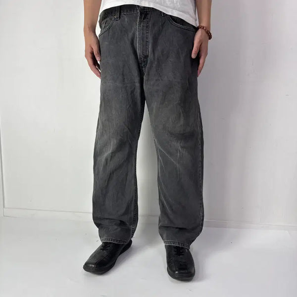 [BUNJANG] Levi's 505 Black Denim Pants / 리바이스 505 흑청 데님팬츠 No4