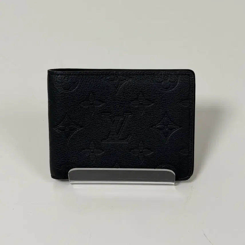 [BUNJANG] Louis Vuitton Monogram Shadow Bifold Wallet Black / 루이비통 모노그램 쉐도우 반지갑 블랙