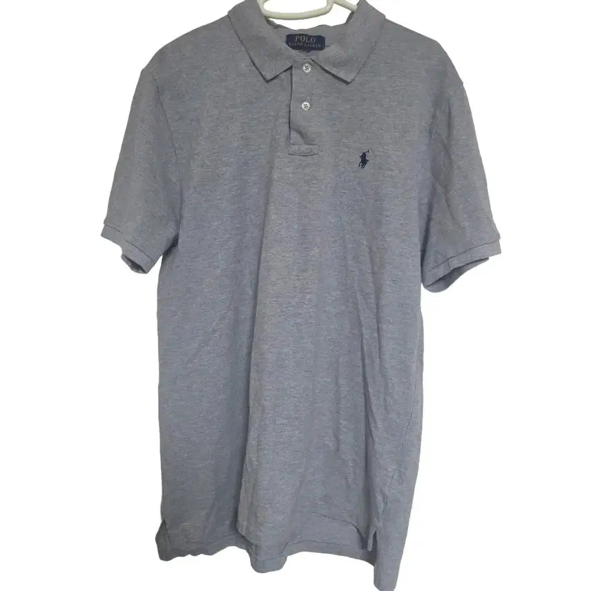 [BUNJANG] Polo Ralph Lauren Grey Short Sleeve Polo Shirt / 폴로 랄프로렌 그레이 반팔 카라티