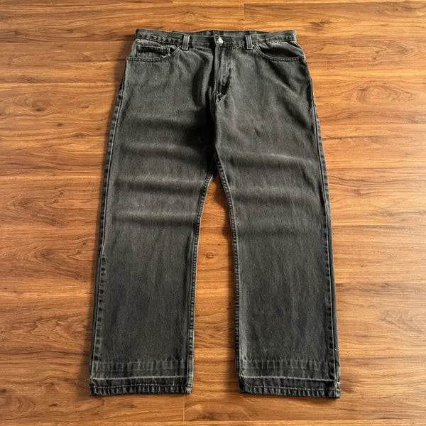 [BUNJANG] Levi's 505 Vintage Washed Black Denim Pants / [38]00's 리바이스 505 빈티지 워싱 흑청 데님 팬츠