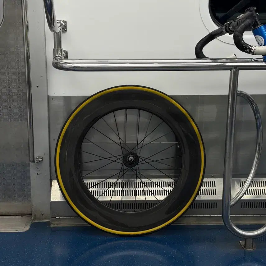 [BUNJANG] Novatec 88 Rim Rear Wheelset (3k Glossy) with Cog, Lockring, Tires, and Tube / 노바텍 88림 리어 판/교
