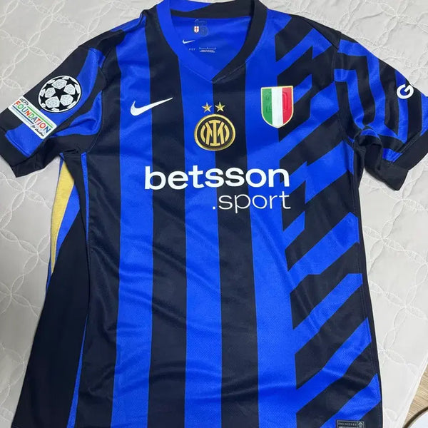 [BUNJANG] Inter Milan 24/25 Hakan Çalhanoğlu #20 Full Patch Home Authentic Replica Jersey / 24/25 인터밀란 찰하놀루 20번 풀패치 유니폼