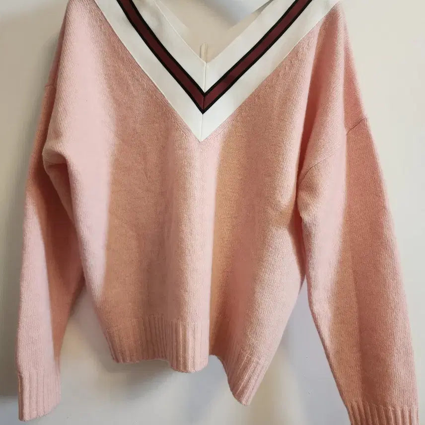 [BUNJANG] Sandro Wool V-Neck Knit / 산드로 울 브이넥 니트