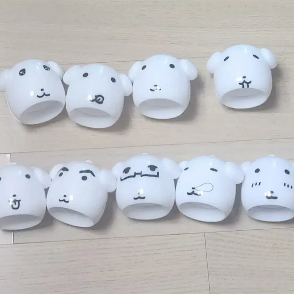 [BUNJANG] Ganadi Drink Bottle Caps Figure Set (9 Types) / {희귀} [일괄/중복X] 가나디 음료 뚜껑 9종 세트