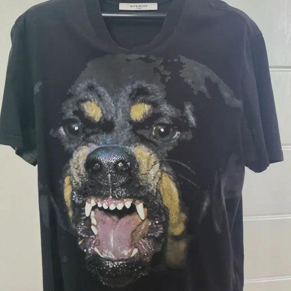 [BUNJANG] Givenchy Rottweiler Short Sleeve T-Shirt / 지방시 로트와일러 반팔 티셔츠