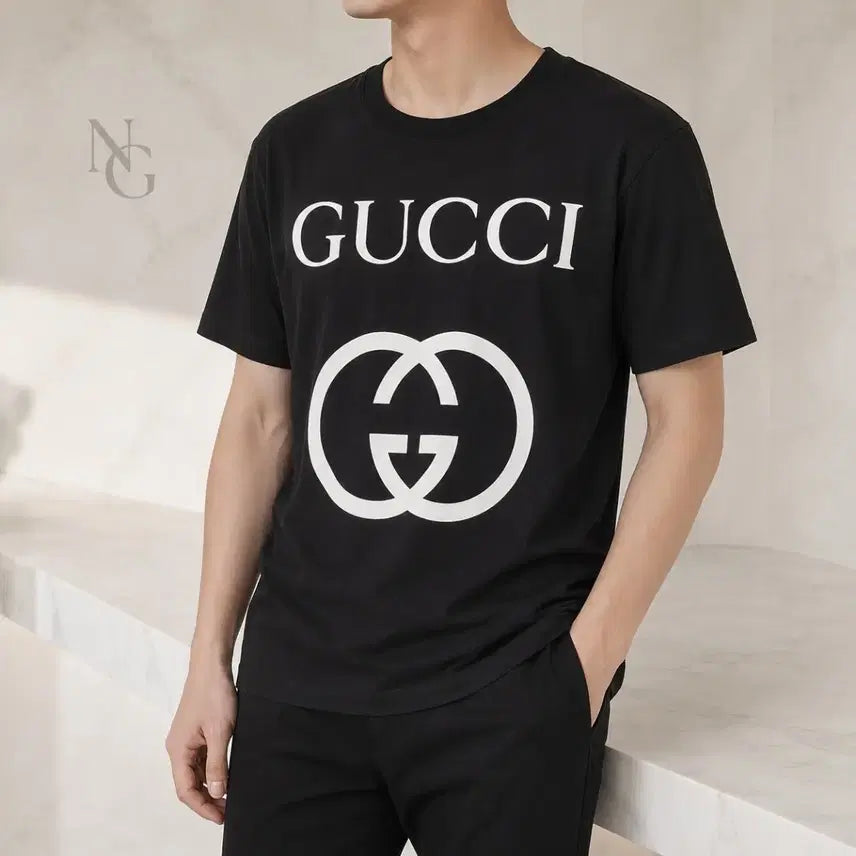 [BUNJANG] Gucci Interlocking GG T-Shirt Black S / [정품/당일출고] 구찌 인터로킹 GG 반팔 티셔츠 블랙 S / 100