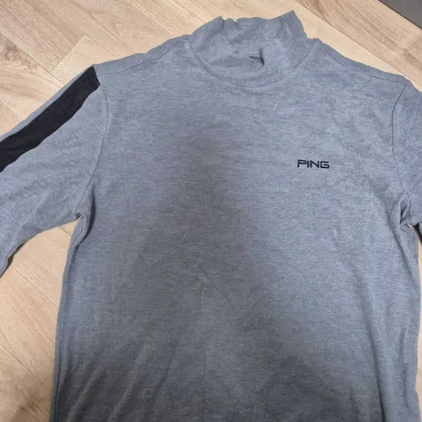 [BUNJANG] Ping Golf Wear Men's Grey Turtleneck / 핑 골프웨어 남성 그레이 목폴라 95