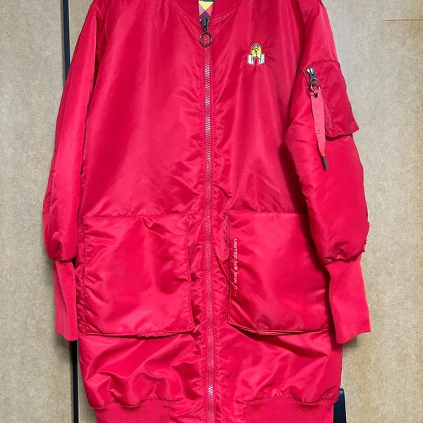 [BUNJANG] Nike Red Bomber Jacket M / 나이키 새상품 레드 봄버 자켓 M