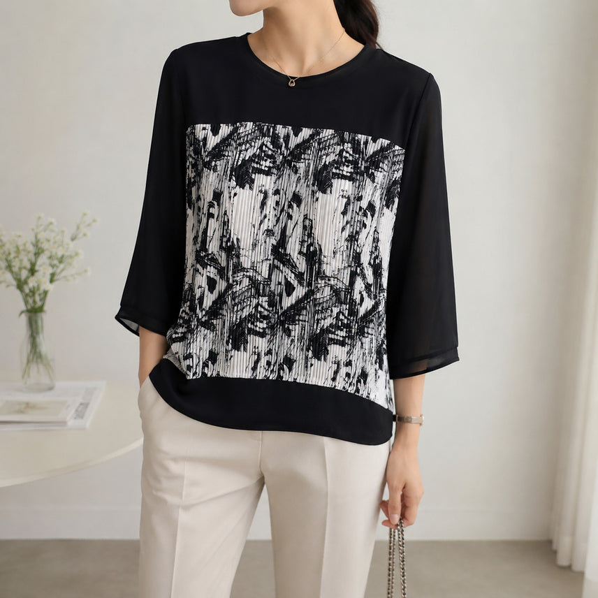 [BUNJANG] ODV Blouse Women's Size 66 / [66]ODV오디브이 블라우스