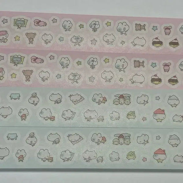 [BUNJANG] Kitty Cuts Kiss-cut Stickers (2 Types) / [마테띵] 키티카즈 키스컷 2종