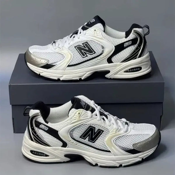 [BUNJANG] New Balance 530 White Black Silver Mesh Unisex Retro Running Shoes Daily Sneakers / 뉴발란스 530 화이트 블랙 실버 메쉬 남녀공용 레트로 런닝화 데일리 스니커즈