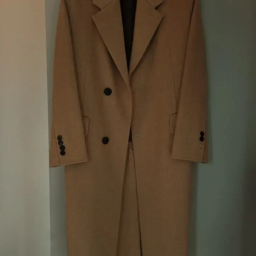 [BUNJANG] Mama Gari Beige Cashmere Blend Coat / 새상품] 마마가리 베이지 코트