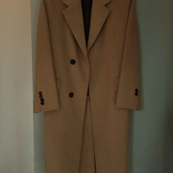 [BUNJANG] Mama Gari Beige Cashmere Blend Coat / 새상품] 마마가리 베이지 코트