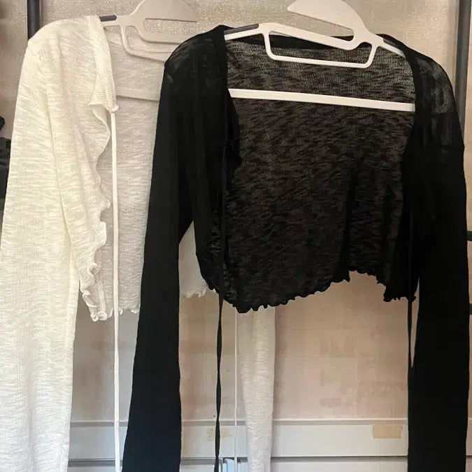 [BUNJANG] See-through Bolero Cardigan / 시스루 가디건 볼레로