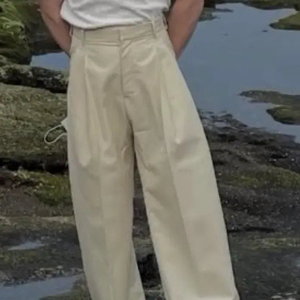 [BUNJANG] Louis Vuitton Ivory Wide Pants Size 40 / 루이비통 와이드 팬츠 아이보리 40