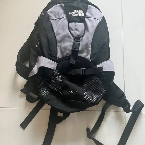 [BUNJANG] The North Face Backpack Black/Grey / 노스페이스 백팩 블랙/그레이