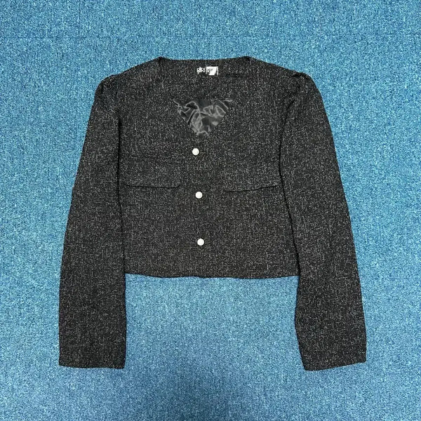 [BUNJANG] Ririncro Cropped Tweed Jacket Size 2 / 리리앤코 크롭 트위드 자켓 2