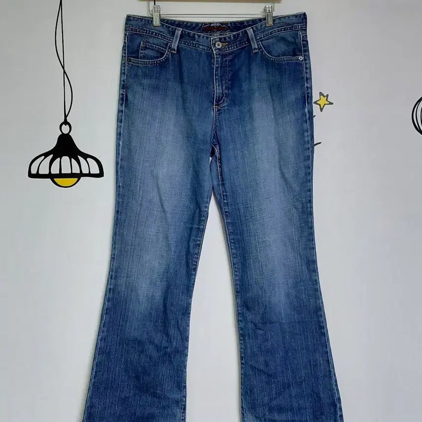 [BUNJANG] Eddie Bauer Vintage Wash Bootcut Denim Pants / (실측 약33) Eddie Bauer 빈티지 워싱 부츠컷 데님 팬츠