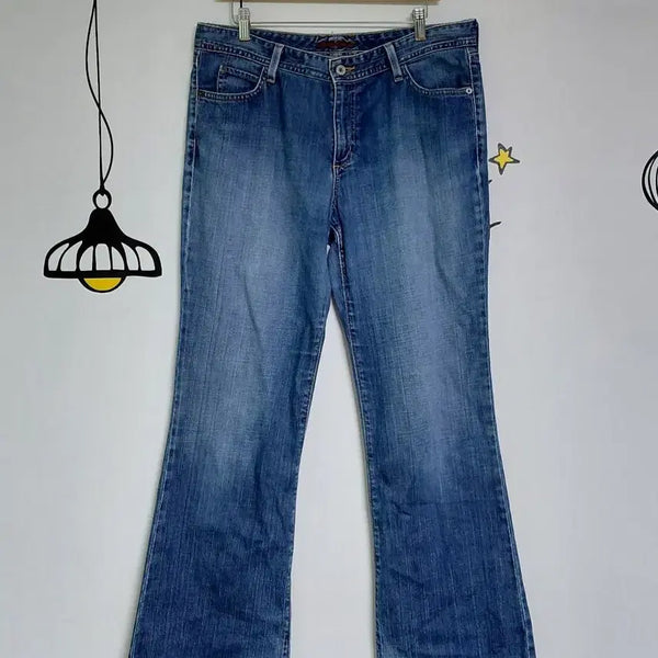 [BUNJANG] Eddie Bauer Vintage Wash Bootcut Denim Pants / (실측 약33) Eddie Bauer 빈티지 워싱 부츠컷 데님 팬츠