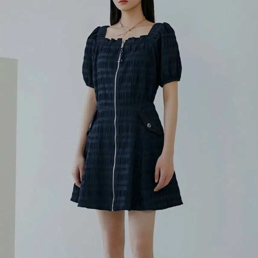 [BUNJANG] Egoist Denim Feel Dress / 에고이스트 원피스