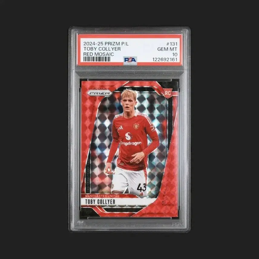 [BUNJANG] 2024-25 Panini Prism PL Toby Collier Red PSA 10 Rookie Card / 24-24 파니니 프리즘 PL 토비 콜리어 레드 PSA 10