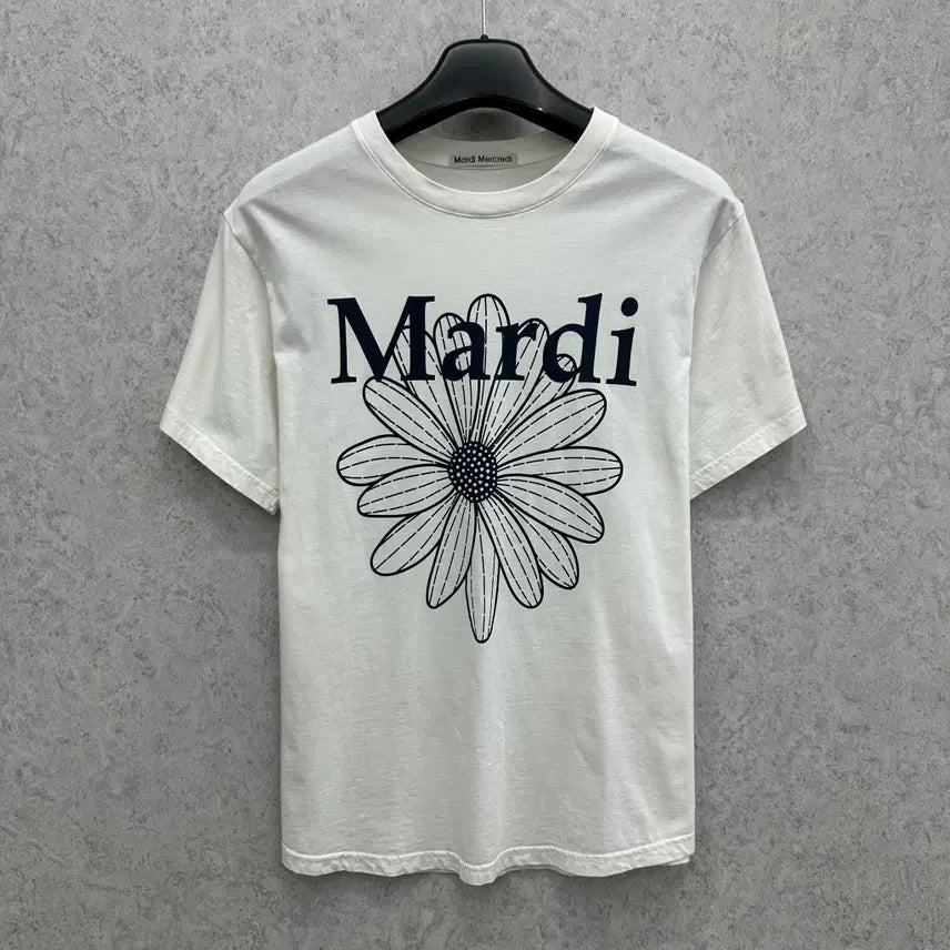 [BUNJANG] Mardi Mercredi Women's Oversized Fit T-Shirt / FREE 마르디 여자 반팔 티셔츠