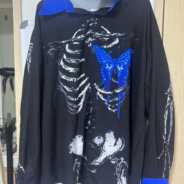 [BUNJANG] ACDC RAG Butterfly Shirt / (급전)ACDC RAG 나비셔츠