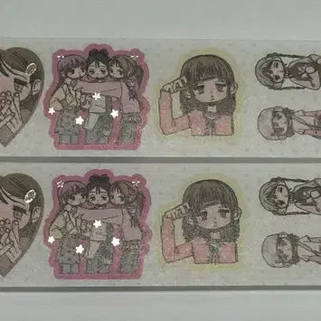[BUNJANG] Chilyeongchil Kiss Cut Sticker Set / [마테띵] 칠영칠 키스컷