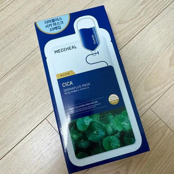 [BUNJANG] Mediheal Derma Plus Cica Mask Pack (10 Sheets) / 새상품) 메디힐 더마플러스 시카 마스크 마스크팩 10개입