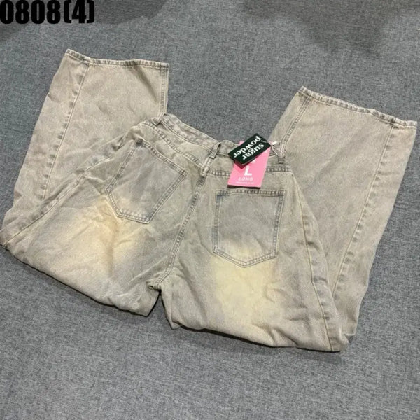 [BUNJANG] Sugar Powder Denim Pants Long / 슈가파우더 데님 팬츠 롱