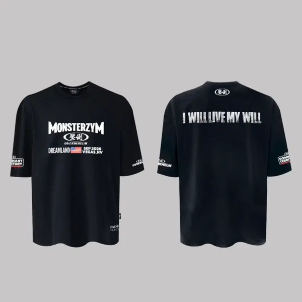 [BUNJANG] Monster Gym APDO Short Sleeve T-Shirt Size M / 압도 반팔 몬스터짐 2사이즈m