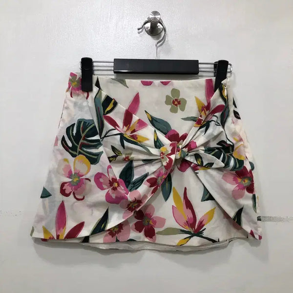 [BUNJANG] ZARA Flower Mini Skirt / 자라 플라워 미니 스커트