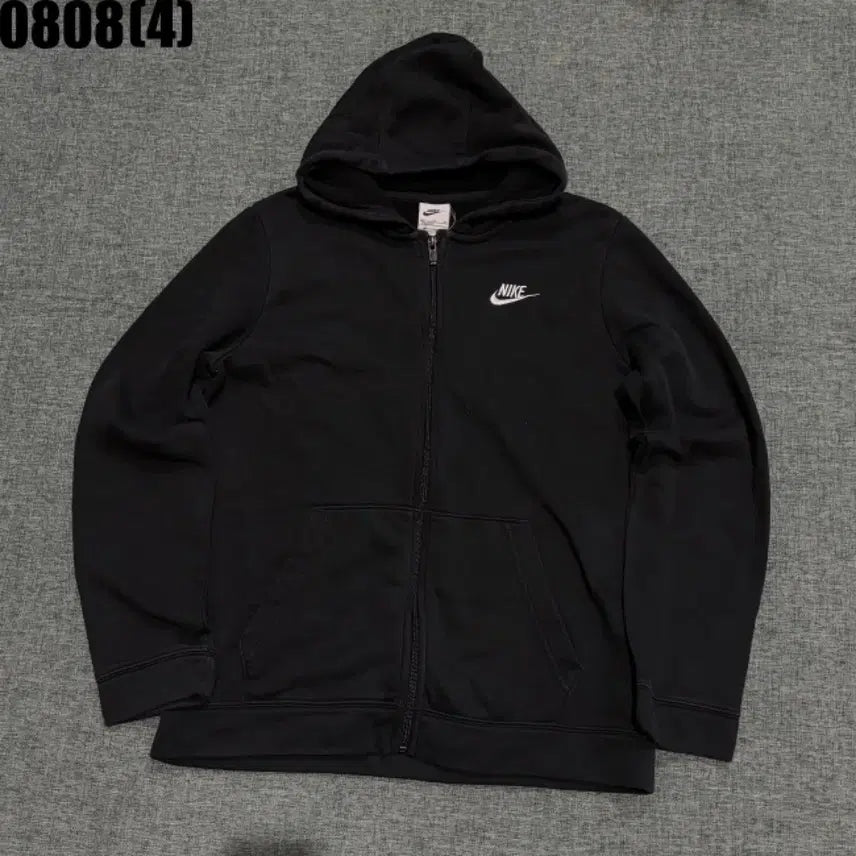 [BUNJANG] Nike Black Hooded Zip-Up Jacket / 나이키 후드집업 블랙