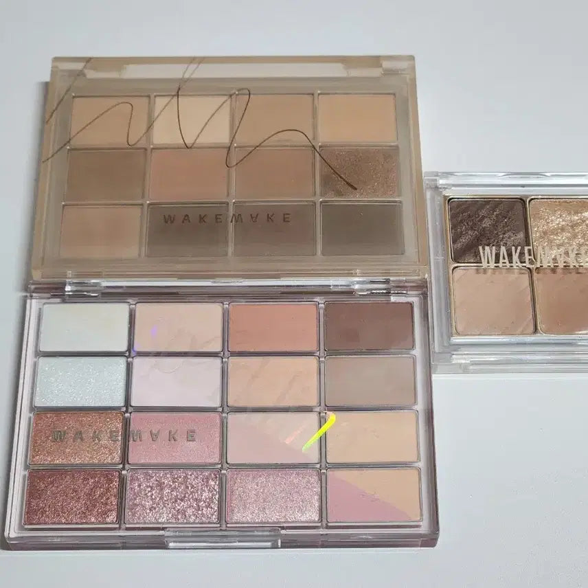 [BUNJANG] WAKEMAKE Soft Blurring Eyeshadow Palette Bundle Set / 단종 웨이크메이크 섀도우 팔레트 일괄