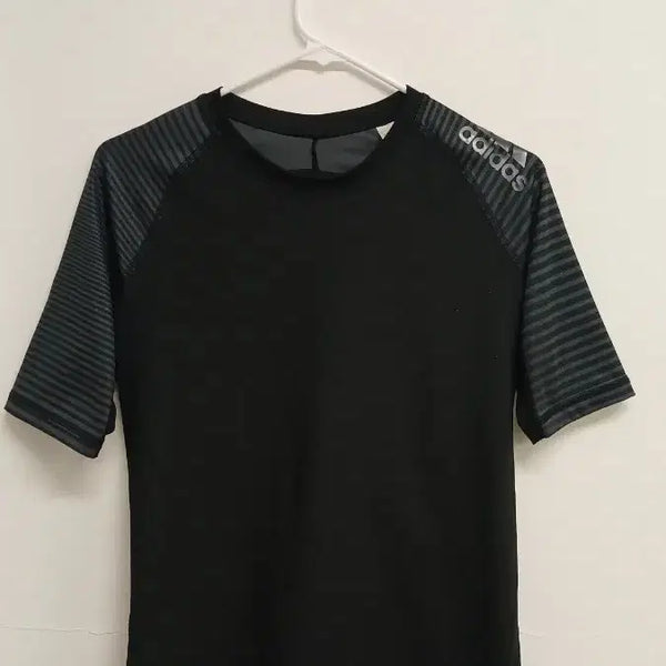 [BUNJANG] Adidas Short Sleeve T-Shirt Black / 아디다스 반팔 티셔츠 블랙
