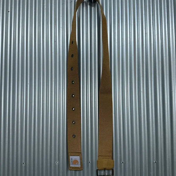 [BUNJANG] Carhartt Legacy Work Webbing Belt Brown / [FREE] 칼하트 Carhartt 레거시 워크 웨빙 벨트 브라운
